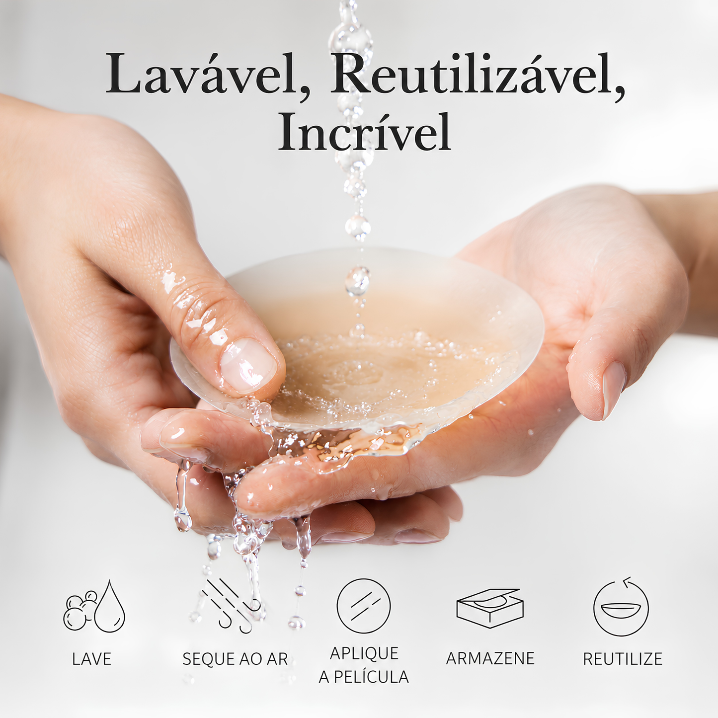 Protetor de mamilo de silicone - Nippies Skin™ - [Compre 3 & Leve 5]