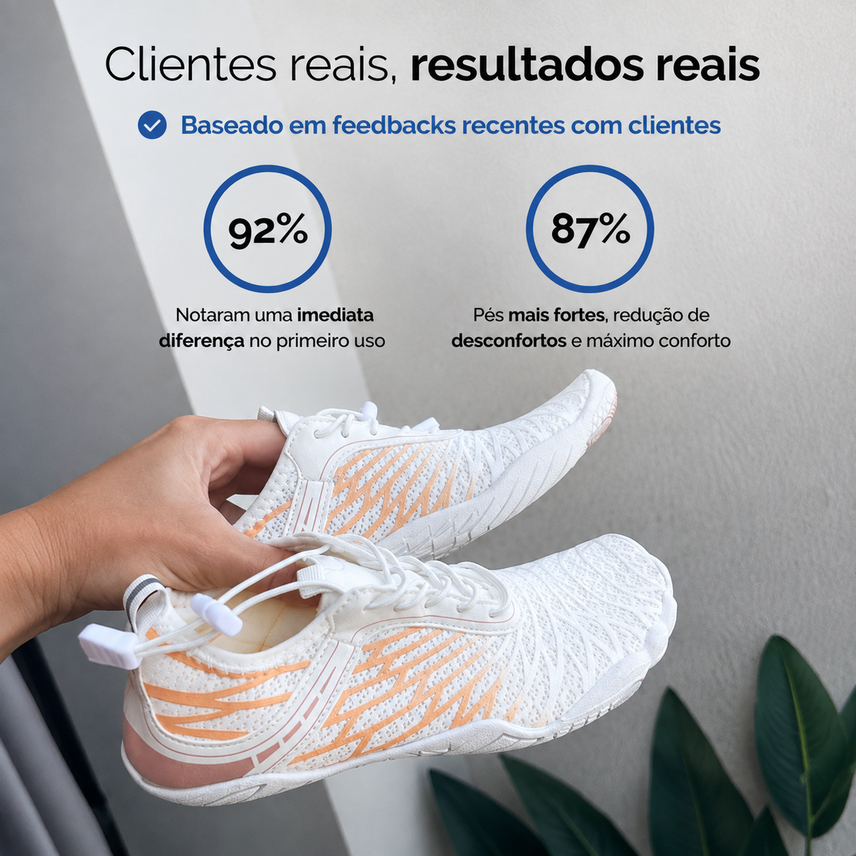 Sapato Tecnológico Vellor Pro - Ortopédico, Leve, Barefoot e Ultra Confortável (Unissex) + Brinde Exclusivo