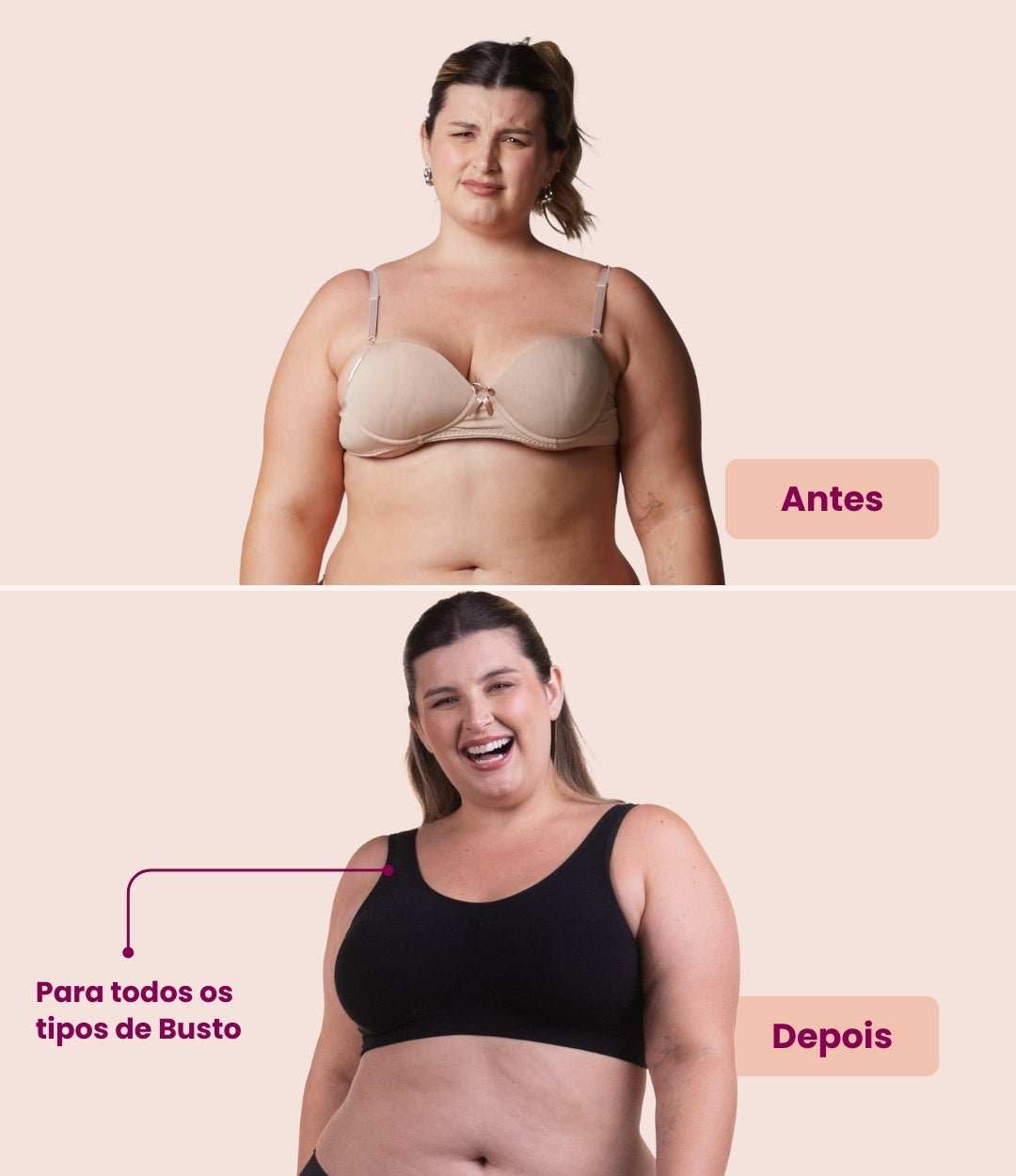 Sutiã Ajuste Perfeito™ - Conforto Para Uso Diário  (+1 Extensor grátis)