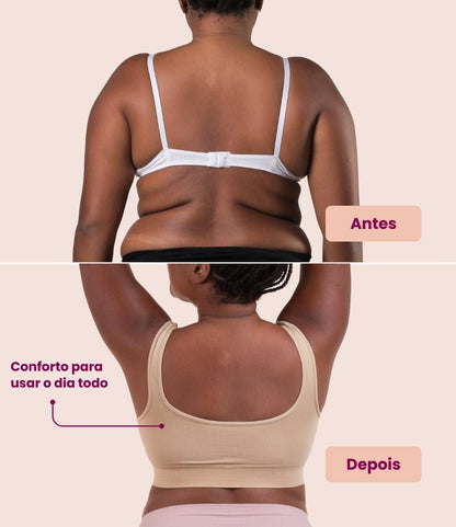 Sutiã Efeito Push Up™ - Empina os Seios Sem Arames Que Machucam